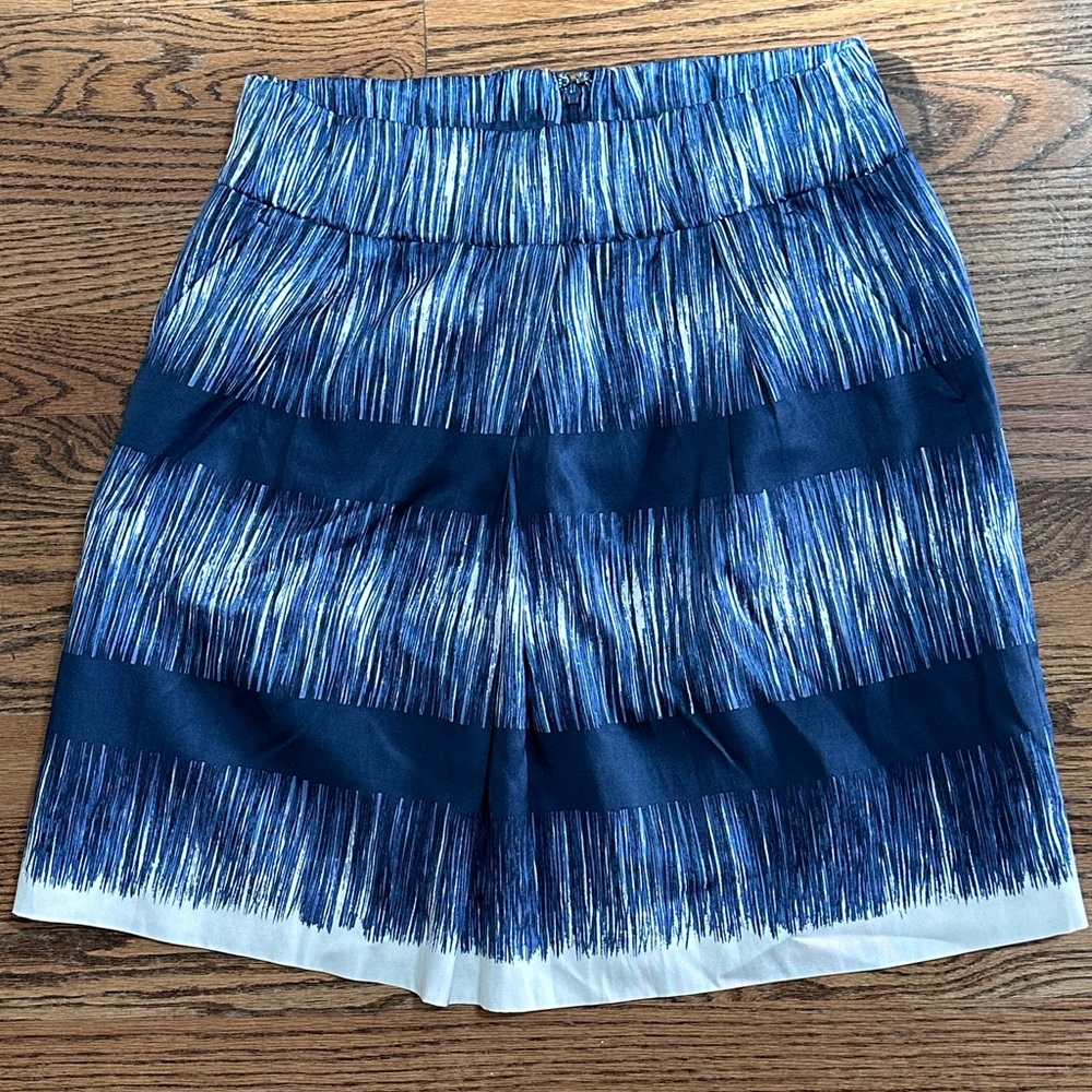 Banana Republic Silk Cotton A-Line Skirt with Pockets, Size Small